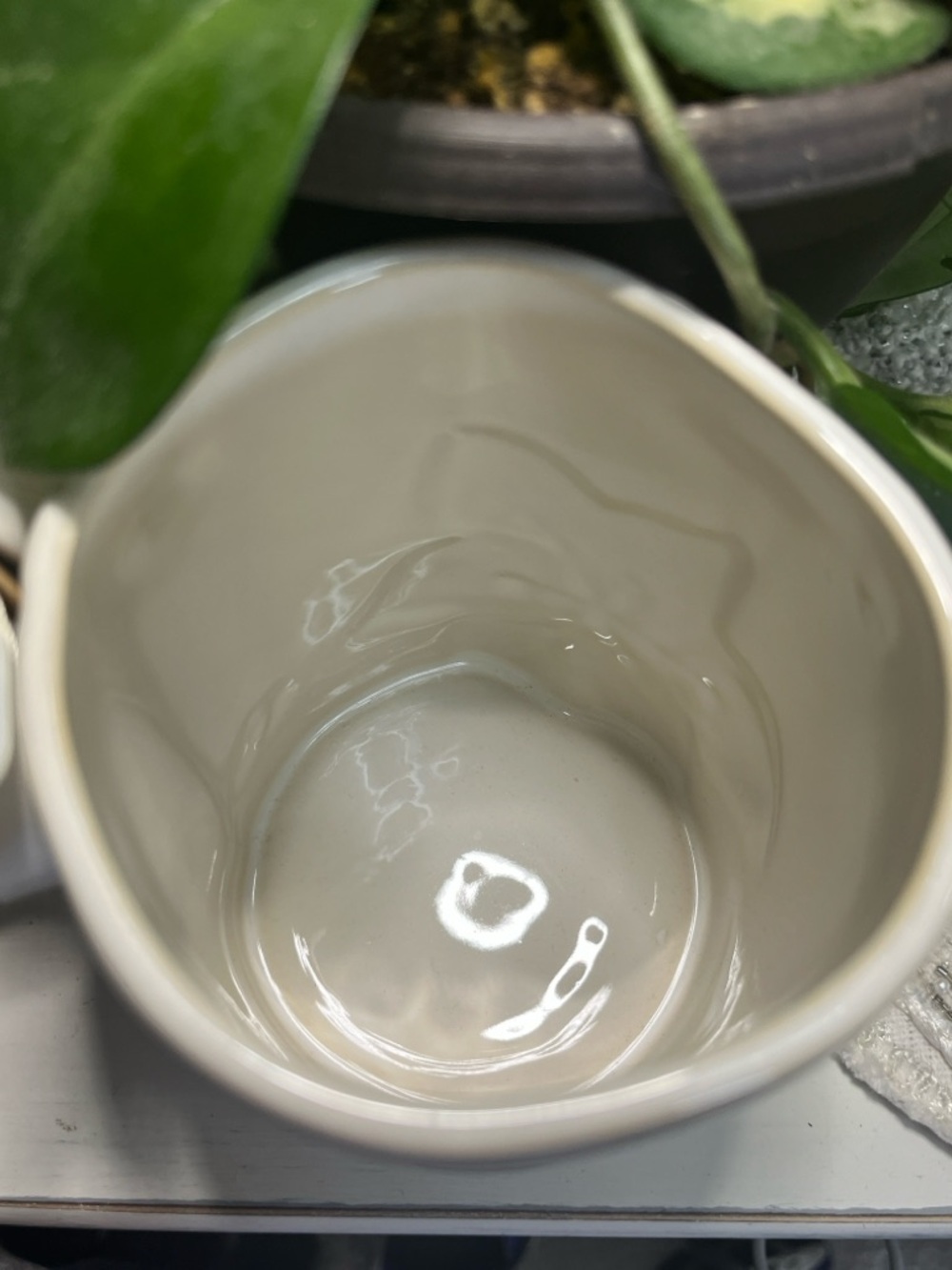 Rae Dunn White 'BLESSED' Floral Ceramic Mug - Picture 4 of 6